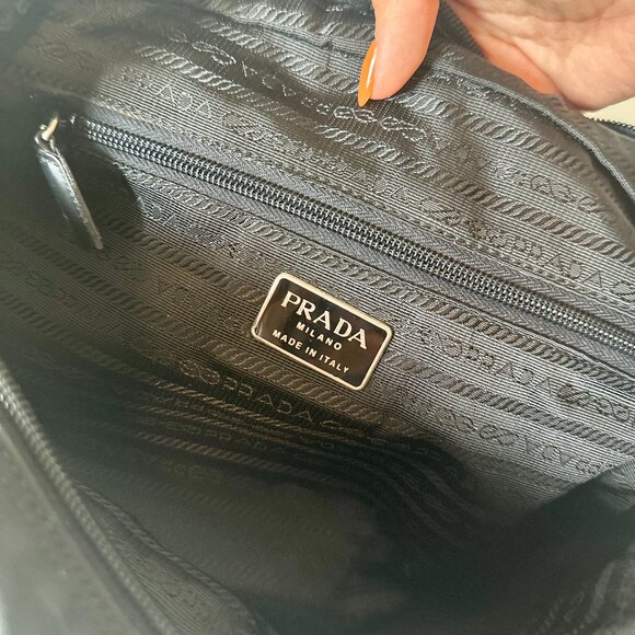 Preloved Prada Nylon Handbag Black with COA - Picture 6 of 9